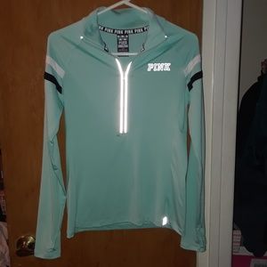 Victoria's Secret PINK Ultimate Mint Half Zip